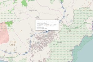 Información sobre el corte de la A7 en la web de la DGT.