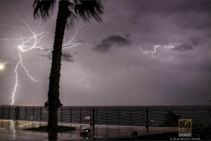 Impactante imagen de la madrugada del pasado 3 de diciembre.