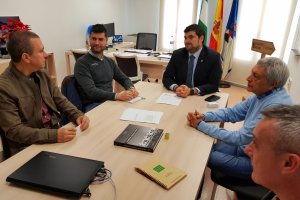 Reunión del Ayuntamiento con Calar Alto y Robonity para el proyecto de luminarias.