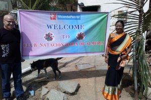 La cara solidaria de la natación.