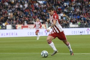 Coric en el partido ante el Zaragoza.