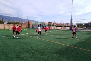 Se va a instalar un césped como el del otro anexo de Santo Domingo.