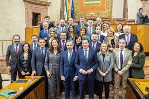 Parlamentarios andaluces del PP.