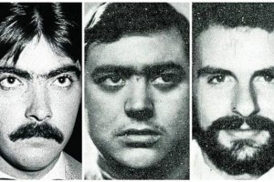 Las víctimas Juan Mañas, Luis Montero y Luis Cobo.