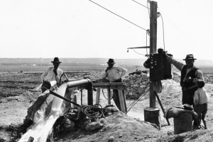 Ejecución de un pozo en el Campo de Dalías.