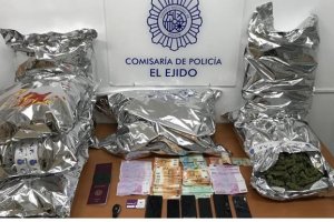 Imagen aportada por la Policía Nacional en el momento de la detención.