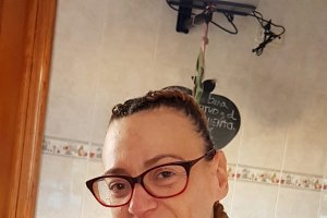 Imagen de María del Mar, afectada por el ELA