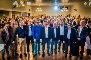 Un momento de la reunión del PP en Roquetas.