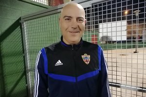 Miguel Compán en la Ciudad Deportiva de Los Ángeles.