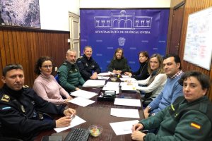 Durante la reunión se analizaron diversos aspectos sobre la implantación del sistema Viogén en el municipio.