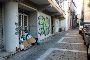 Imagen de uno de los sin hogar que pasa la Navidad en la calle.