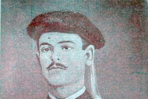 El intendente carlista José Barrionuevo Soto, nacido en Berja en 1854. Museo del Ejército.