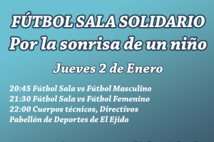 Cartel del torneo solidario.