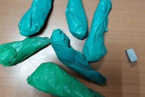 Droga incautada por la Policía Nacional.