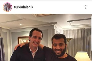 Unai Emery se reunió con Turki Al-Sheikh.
