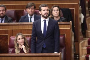 Pablo Casado ha atizado duramente a Sánches en su intervención.