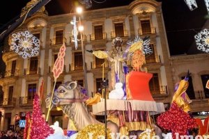 Imagen de la cabalgada de Reyes Magos del año 2018.