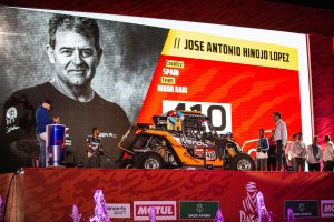 Hinojo y Ortega en la linea de salida