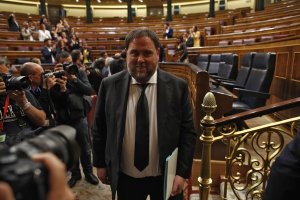 Oriol Junqueras en el Congreso de los Diputados.