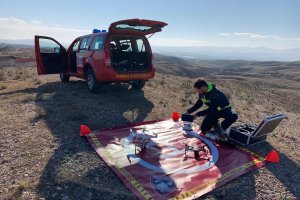 Bomberos de Levante se ha sumado a los trabajos de búsqueda para dar con Francisco Martínez.