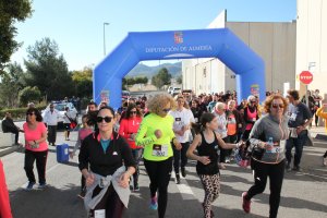 Salida de la carrera solidaria.