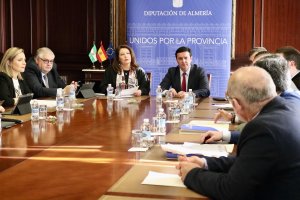 Visita a la Diputación Provincial de Almería.