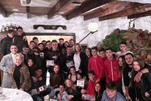 Voluntarios del I Torneo de Fútbol Base Níjar Cup.