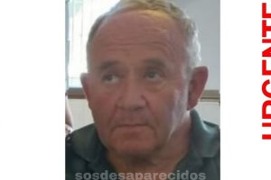 Detalle del cartel de búsqueda difundido por SOS Desaparecidos.