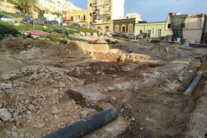 Zona aún en estudios arqueológicos en calle Pósito