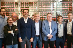 Los impulsores de Verdita-Adora en la presentación