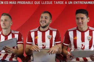 Balliu, Vada y Darwin afrontando el reto del Almería.