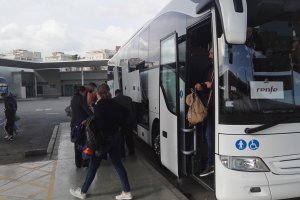 Trasbordo en la capital almeriense.