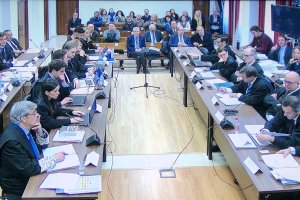 Sala de vistas durante la segunda jornada del juicio del Caso Poniente
