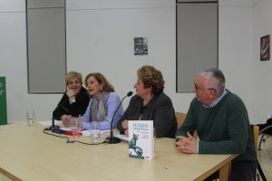 Covadonga Porrúa, Magis Iglesias, autora del libro; Virtudes Castro y José María Granados.