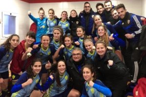 El Almería Femenino, en forma.