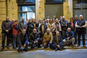 Foto de familia de los integrantes del Grupo Indalo Foto.