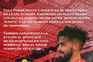 Carta de Chema a la afición del Almería.