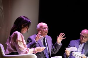 Emilio Lledó en la conferencia de la UAL.