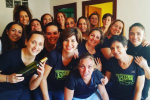 Algunas de las jugadoras del club Towanda.