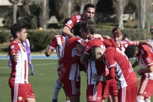 Celebración rojiblanca.