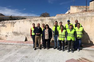 Matilde Díaz, diputada del PFEA en su visita a la localidad de María durante este mes de enero.