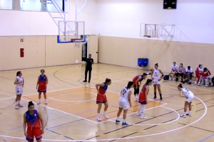 Las almerienses en la pista de Horta.