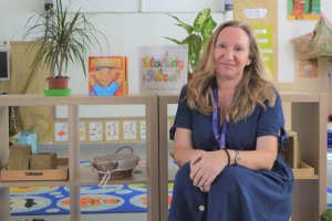 Miss Jane, profesora y coordinadora de \'Foundation Stage\'.