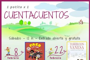 Calendario 1 potito x 1 cuentacuentos en Librerías Picasso con Queidea  y a favor del Banco de Alimentos de Almería.