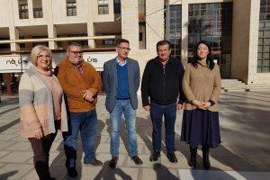 Dirigentes socialistas en El Ejido.