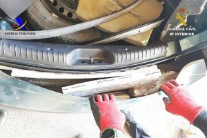 La Guardia Civil encontró 55 kilogramos de hachís.