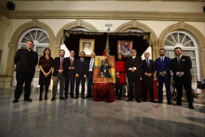 Presentación del cartel en el Patio de Luces de la Diputación Provincial.