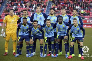 El once del Almería en Soria.
