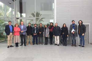 Visita de la expedición de la delegación de Los Cabos al Centro de Investigaciones en Energía Solar.