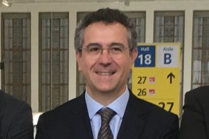 Eduardo Baamonde, presidente de Cajamar, en Fruit Logistica.